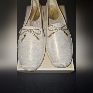 Michael Kors Women's Gold Espadrille Shoes